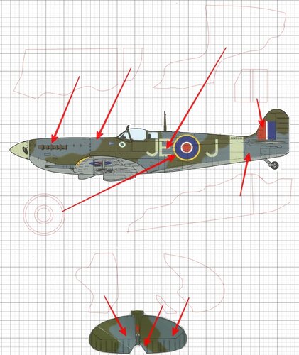 More information about "Camouflage and insignia masks for Mk IX Spitfire"