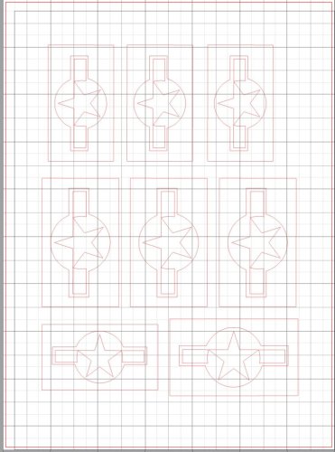 More information about "1/32 Scale US stars and bars"