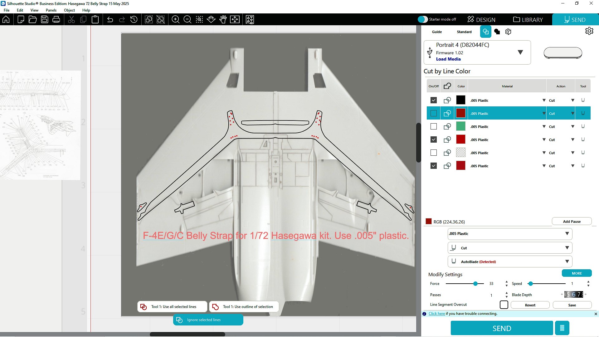 More information about "Belly Strap for 1/72 Hasegawa F-4 E/G/S Kits"