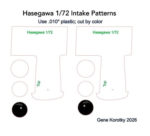 Seamless Intakes for Hasegawa 1/72 F-4 Phantoms