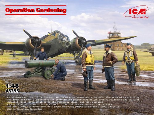 Canopy Mask - ICM 48355 - 1/48 - Handley Page HP.52 Hampden